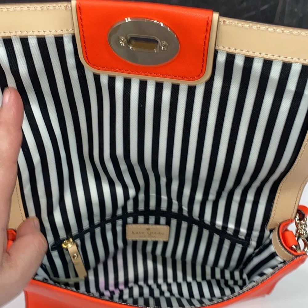 Kate Spade Leather Juliana Hampton Crossbody Bag Purse
